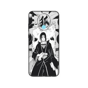 Črna tpu Ohišje Za Huawei Honor 8a Prime 8s Prime 9 Lite čast 9A 9C 9X Premium 9x Pro 9S Primeru Zajema anime naruto Uchiha Sasuke